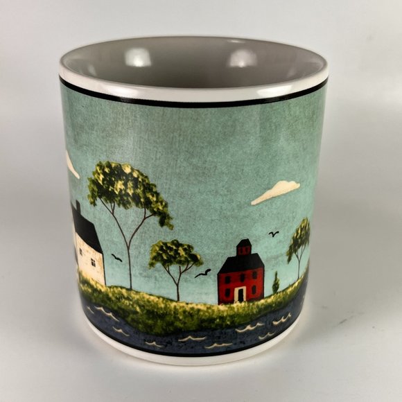 Vtg Coastal Breeze Lighthouse Coffee Tea Mug Cup 1998 Warren Kimble - Picture 4 of 13